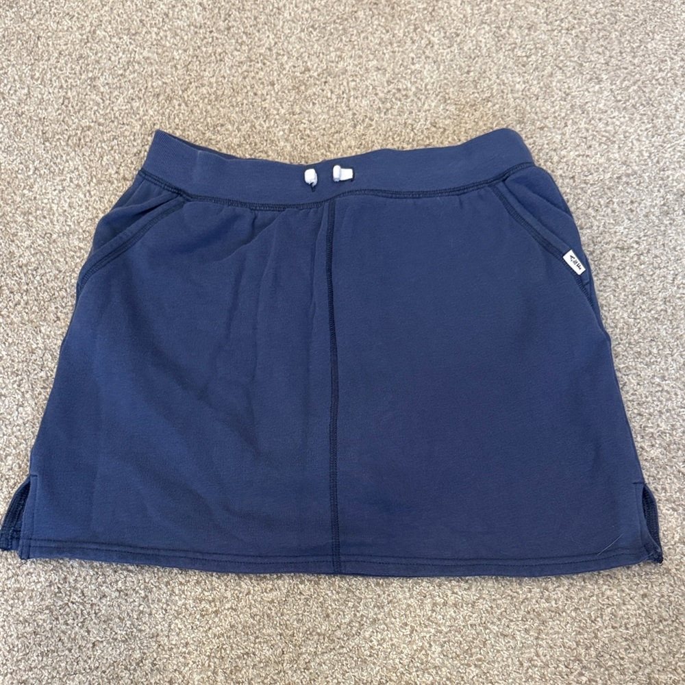 Abercrombie Kids Dark Blue Mini Skirt with shorts attached